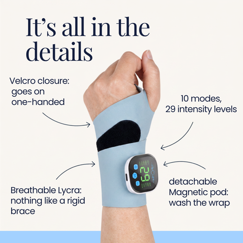 Calmwrist Pulse Wrap for carpal tunnel