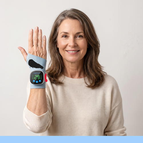 Calmwrist Pulse Wrap for carpal tunnel